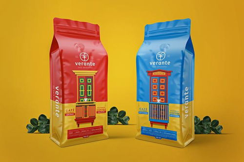 手工咖啡品牌及包装设计,新颖并带有异国风情