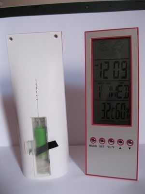 【厂家供应天气预报水能钟、人体预感时钟、环保节能时钟、水动力钟】价格,厂家,图片,其他钟表,东莞市佳泰塑胶电子制品厂-